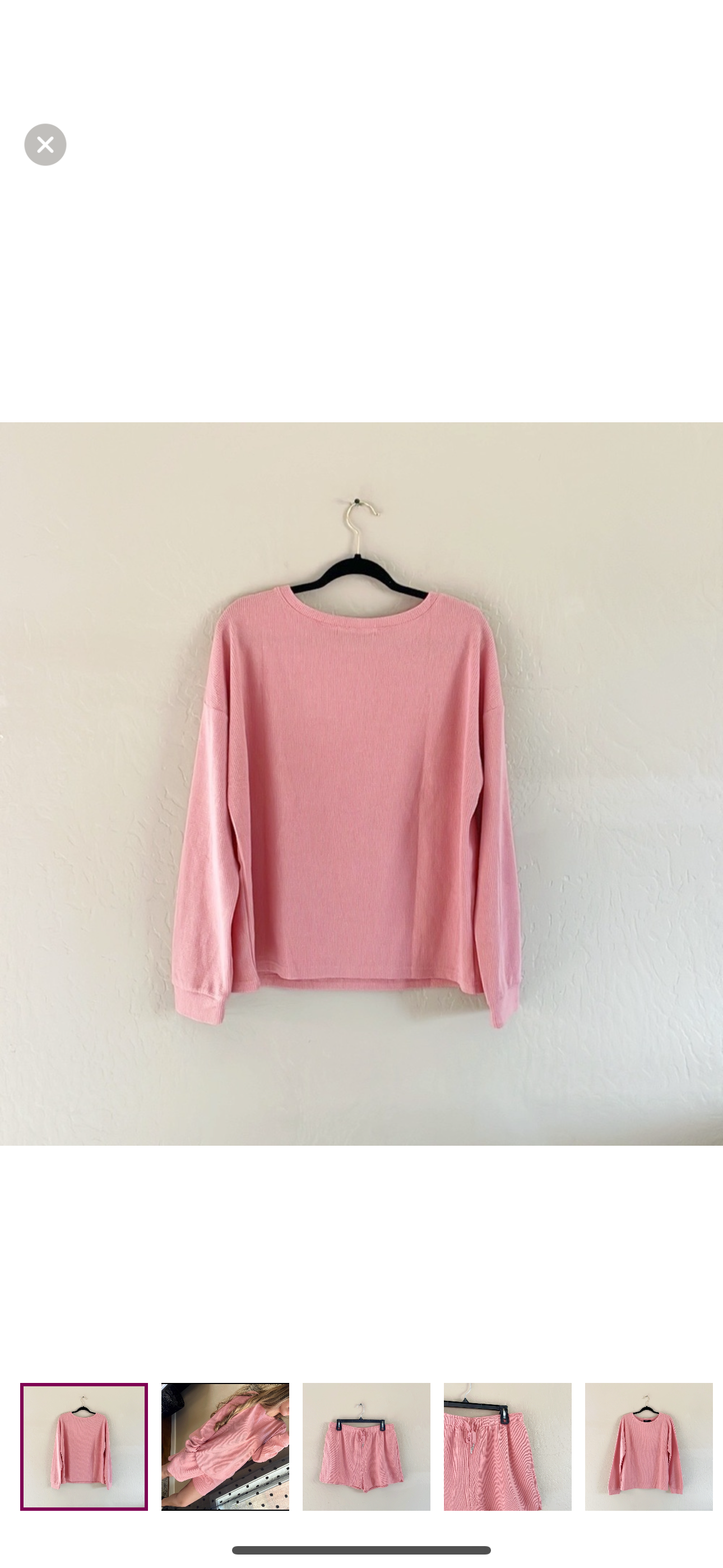Waffle Knit Lounge Set