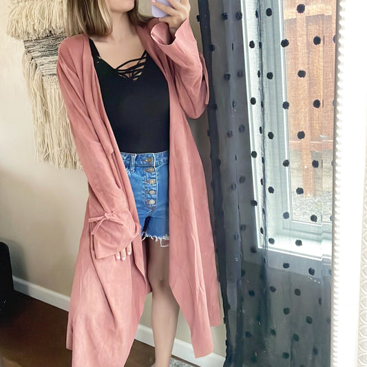 Soft Suede Duster