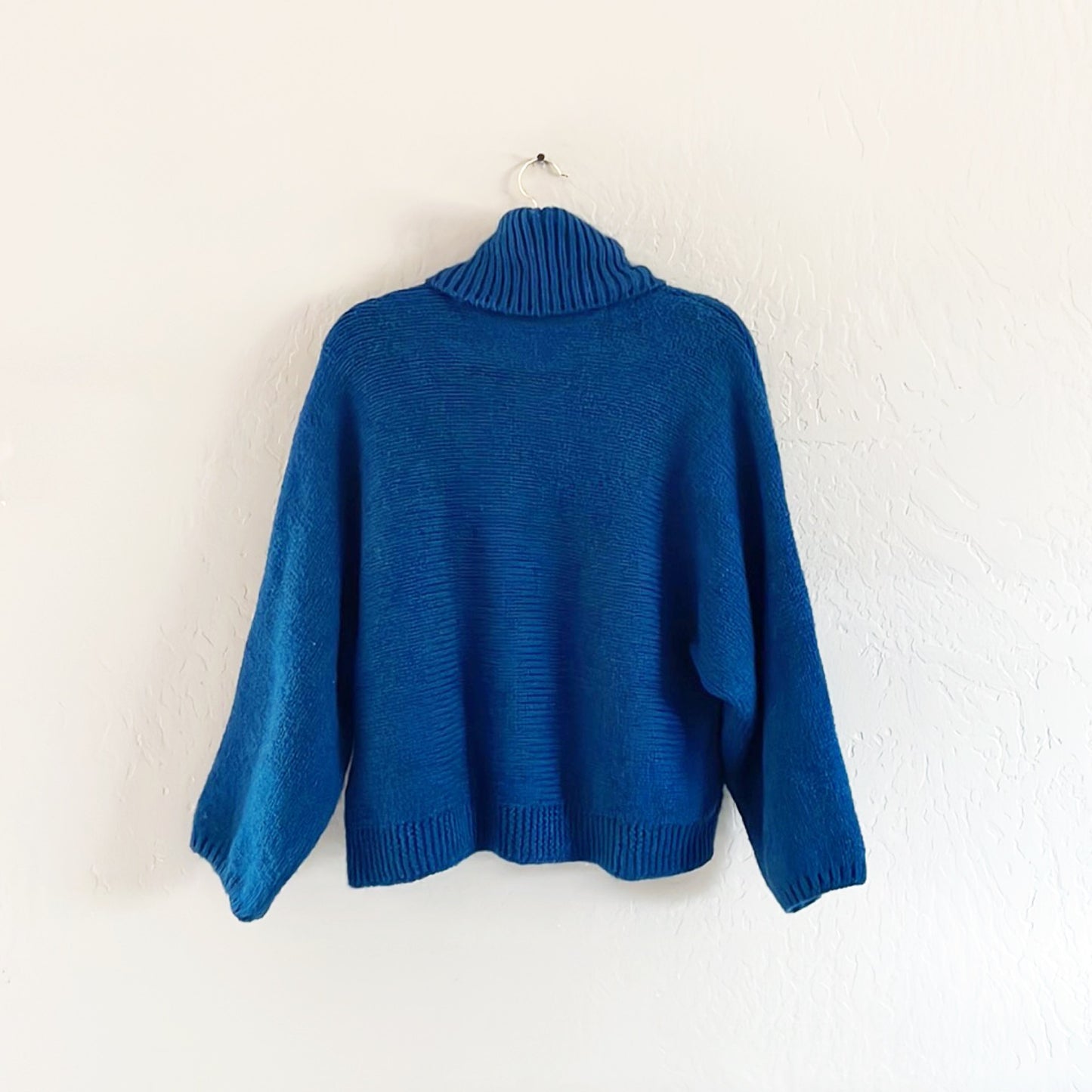 Bubble Knit Turtleneck Sweater