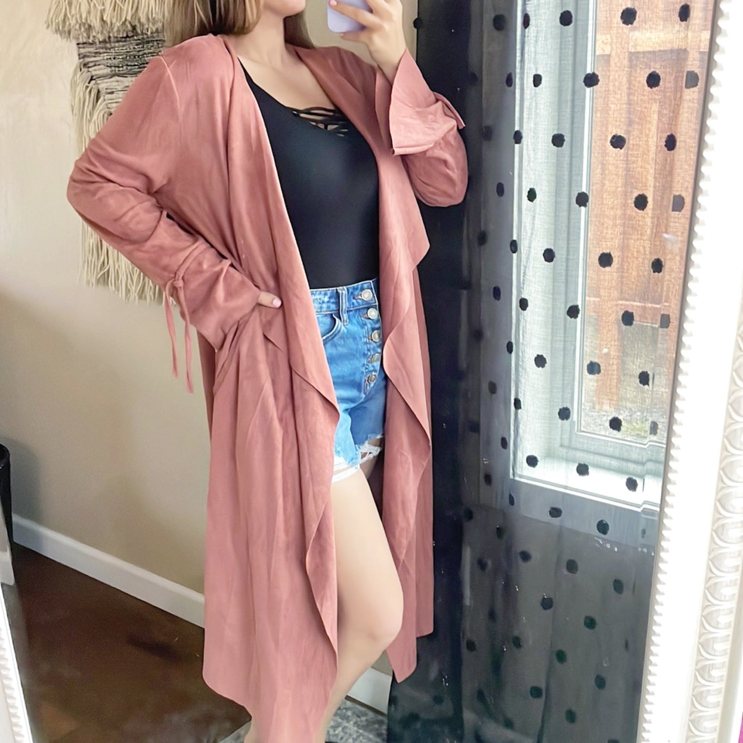 Soft Suede Duster