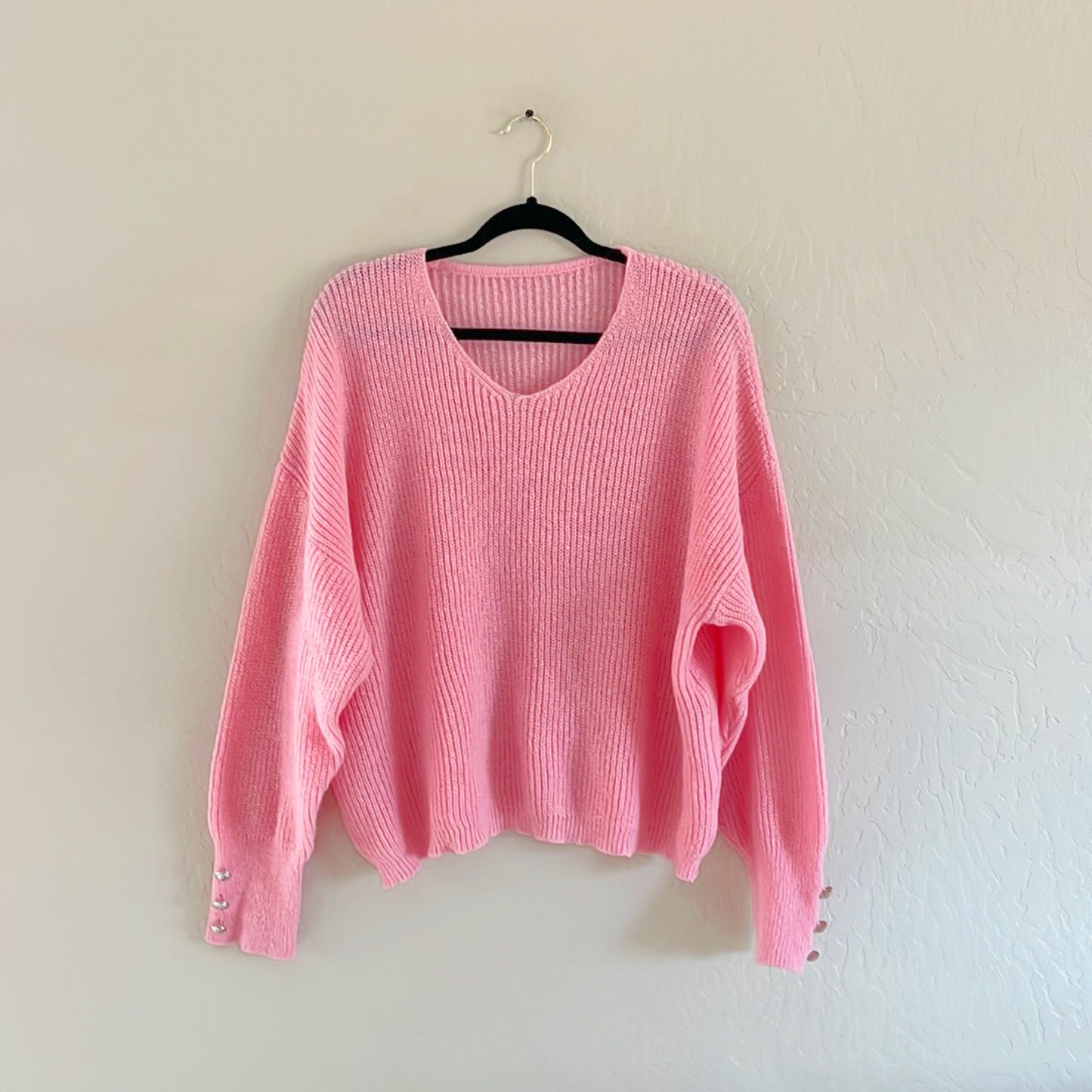 Pink Knit Sweater