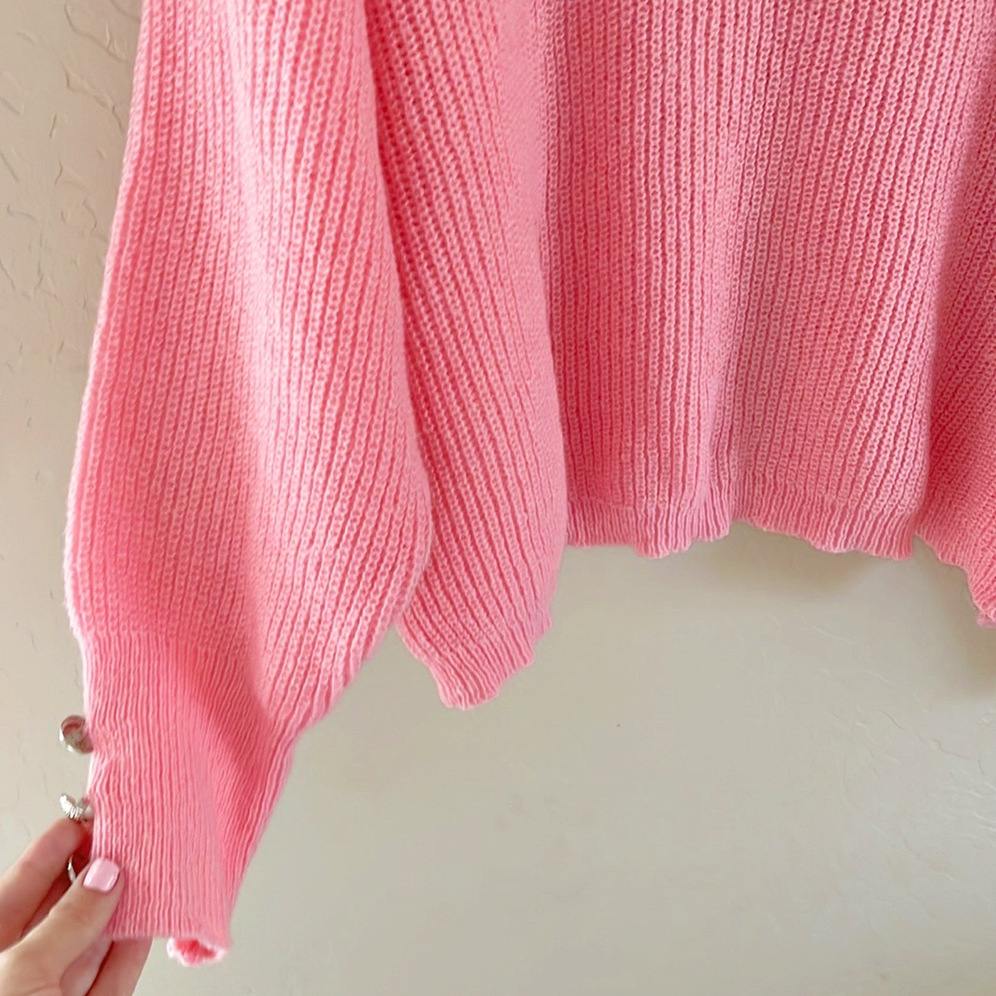 Pink Knit Sweater