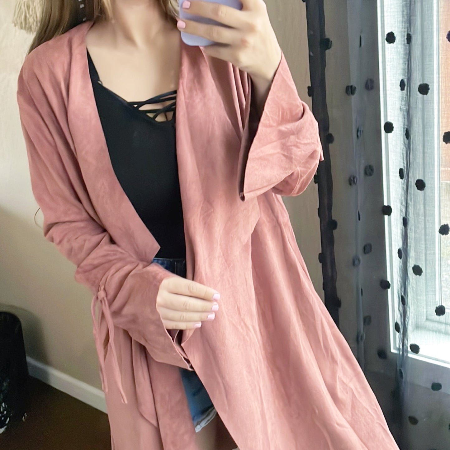 Soft Suede Duster